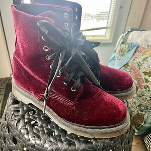 Dr. Martens 1460 Pascal Velvet 8-Hole Boots